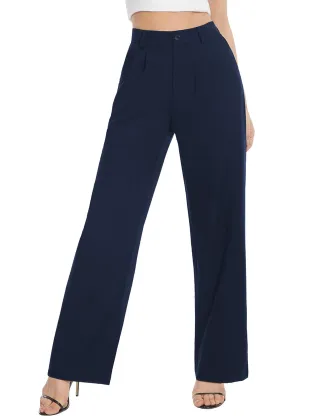 Pantalones anchos de vestir