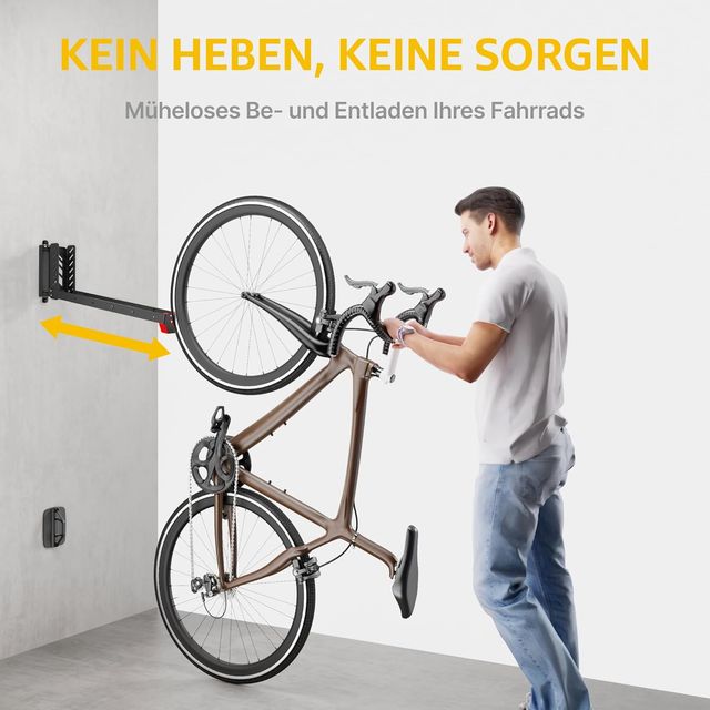 Soporte Bicicleta Pared monTek Giratorio