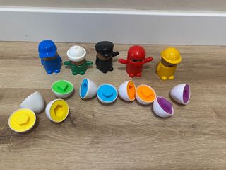 Lote Juguetes Figuras y Huevos Encajables