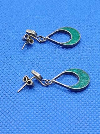 Pendientes Antiguos Plata de Ley