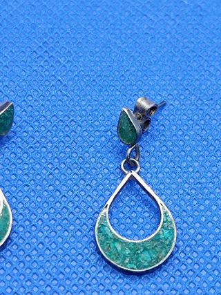 Pendientes Antiguos Plata de Ley