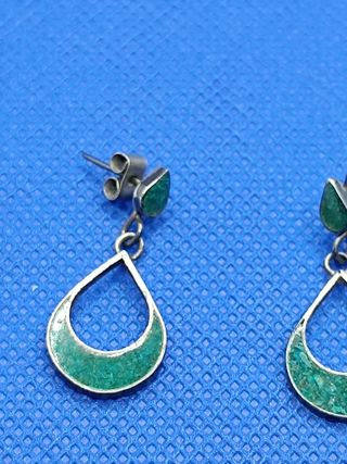 Pendientes Antiguos Plata de Ley