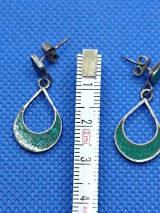 Pendientes Antiguos Plata de Ley