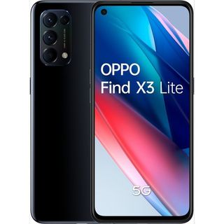 OPPO Find X3 Lite da 256 GB, 8 GB di ram, NERO gratuito, smartphone mobile Android, marche minime ricondizionate