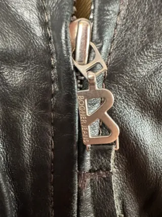 BOGNER CUERO CHAQUETA Talla M DESCENTE