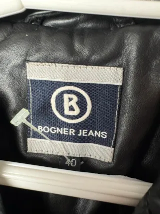 BOGNER CUERO CHAQUETA Talla M DESCENTE