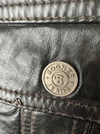 BOGNER CUERO CHAQUETA Talla M DESCENTE