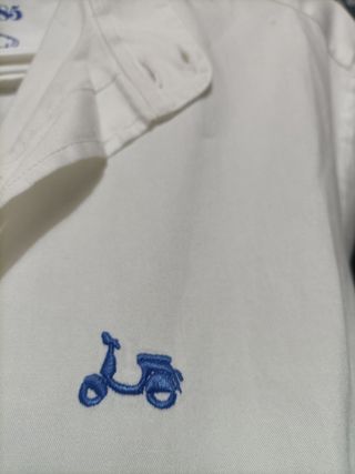 Camisa Scotta Hombre XL Blanca
