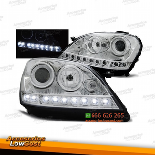 FAROS CON LUZ DIURNA PARA MERCEDES ML W164 05-08