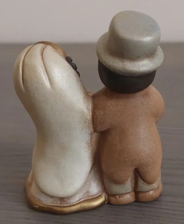 Statuine Thun Sposi Cuore Oro