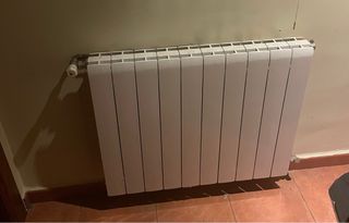 Radiador blanco de metal 5 por 200€ sin desmontar