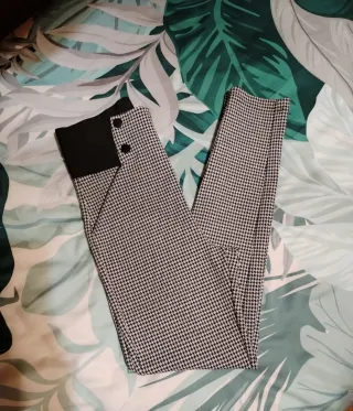 Mallas Stradivarius Pata de Gallo Talla 36