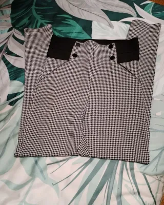Mallas Stradivarius Pata de Gallo Talla 36