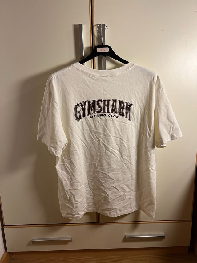 Camiseta oversize Gymshark beige talla única