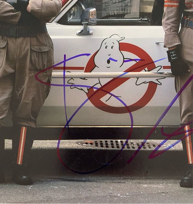 Foto de Los Cazafantasmas  autógrafos oririginales