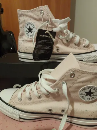 Converse All Star glitter rosa