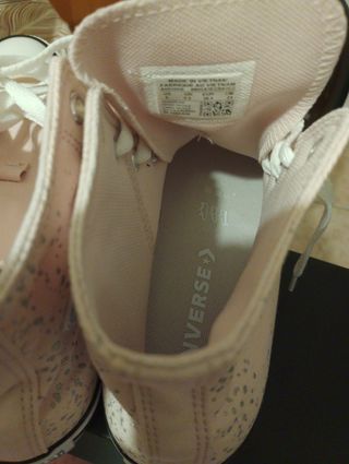 Converse All Star glitter rosa