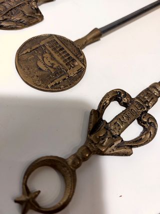 4 Brochetas de kebab turco antiguas 1990