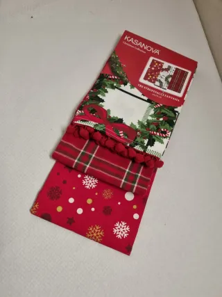 Set 3 strofinacci Kasanova Natale