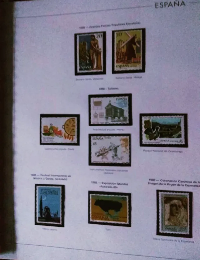 SELLOS DE ESPAÑA 1988