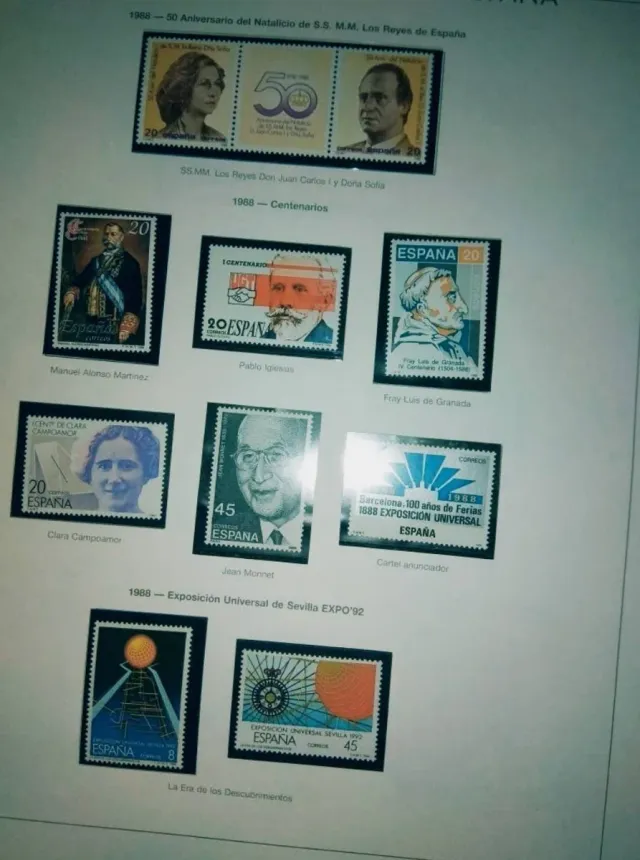 SELLOS DE ESPAÑA 1988
