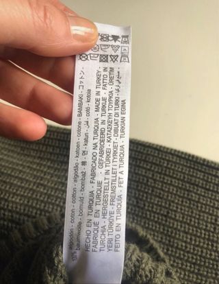 Maglione Zara uomo verde militare