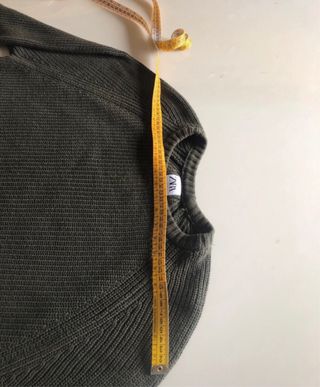 Maglione Zara uomo verde militare