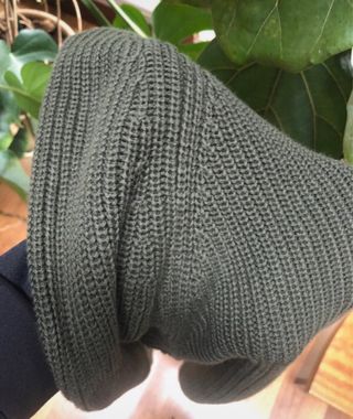 Maglione Zara uomo verde militare