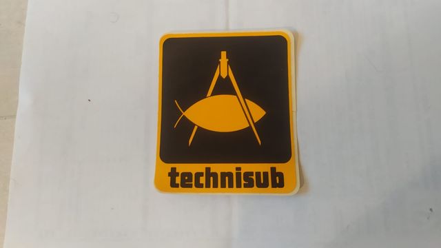 Adesivo vintage Technisub
