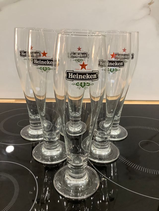 6 Copas Flauta Nuevas Cerveza