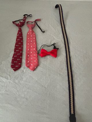 Corbatas y pajarita infantil Edad. 6 a 8 años 