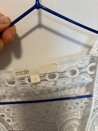 Top Maje Blanco Encaje