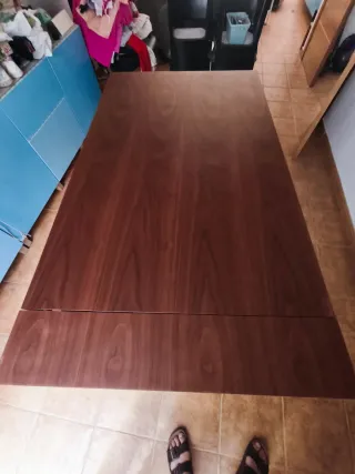 Mesa de comedor extensible madera