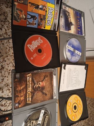 Lote 4 Juegos PC: Myst Uru, Sims, Partners, Pirata