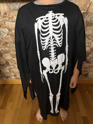 Disfraz Halloween Túnica Esqueleto