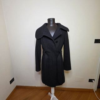 SISLEY Cappotto Donna Lana Grigio 42 Lana Invernal