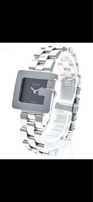 Orologio Gucci G nero e argento usato