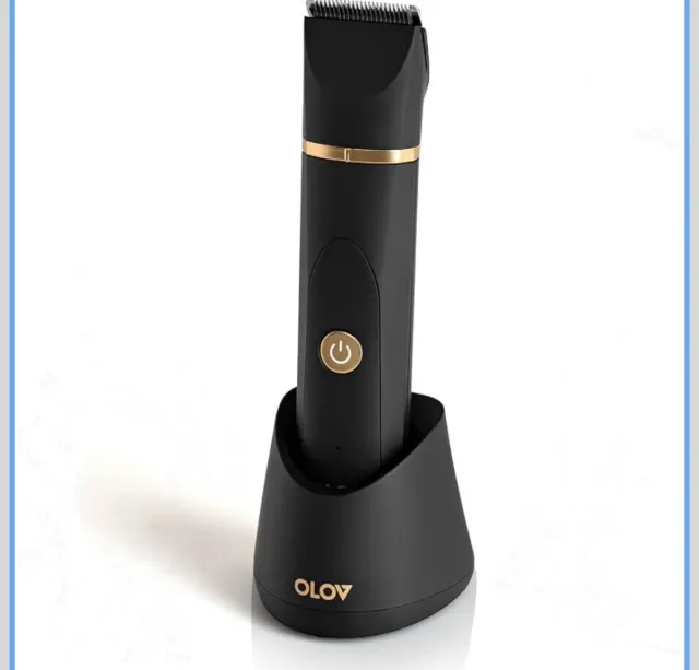 Afeitadora Corporal Olov Negra y Dorada
