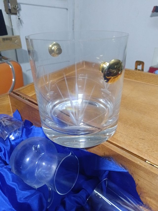 Juego de vasos de whisky Cristal de Bohemia