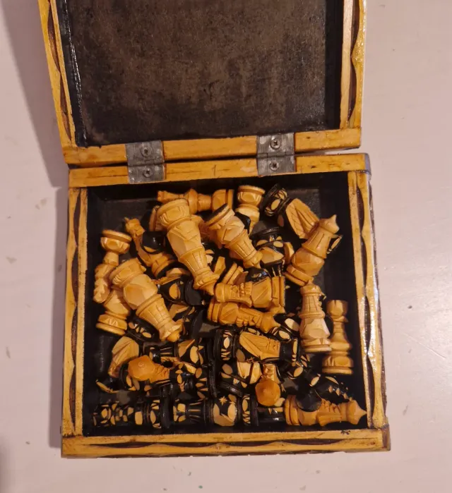Ajedrez artesanal ruso coleccionista