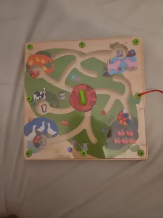 Juego de laberinto magnético infantil