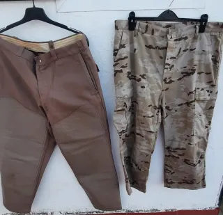 Pantalones Airsoft Marrones y Camuflaje
