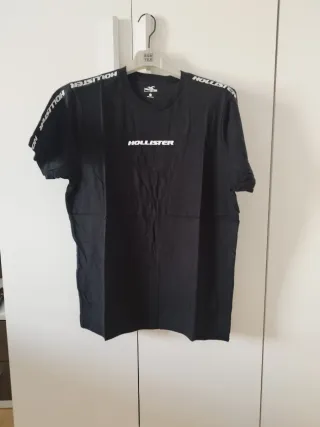 Camiseta Hollister Negra Talla L