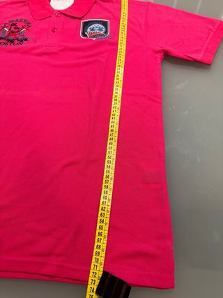 Polo manga corta fucsia 