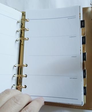 Agenda Planner Oro
