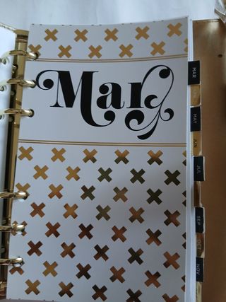 Agenda Planner Oro