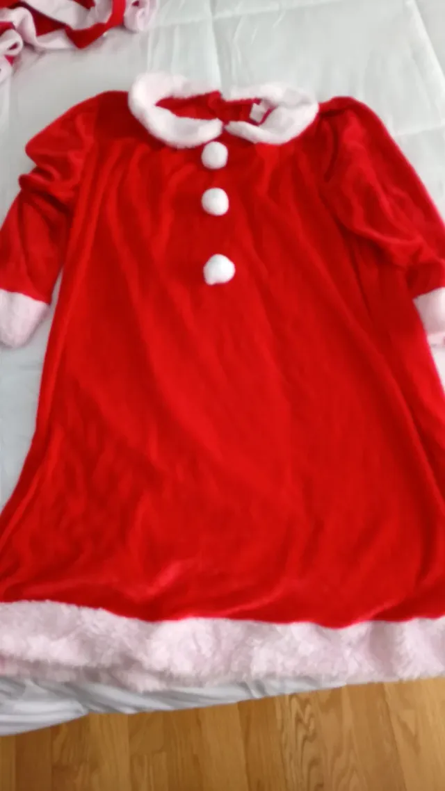 Disfraz Mamá Noel Niña Talla 8