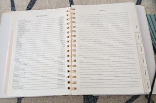 Agenda Kate Spade 2016 pois oro