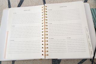 Agenda Kate Spade 2016 pois oro