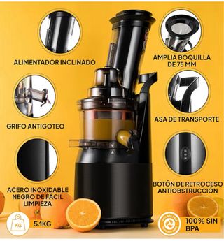 Extractor zumos FRIDJA F1900 prensado frío
